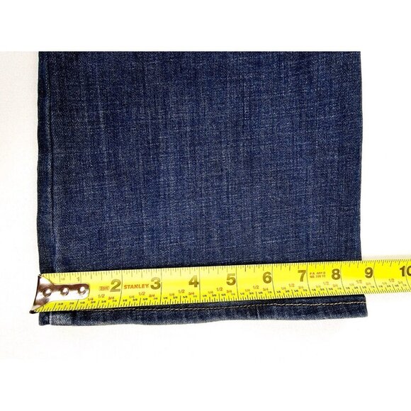Levis Size 33X32 Womens 725 High Rise Bootcut Blue Denim 5 Pocket Logo Tag Jeans - Picture 4 of 14